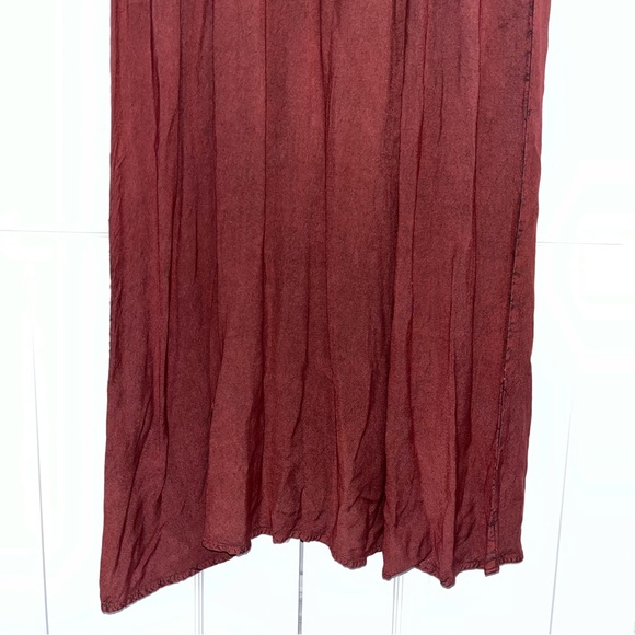 India Boutique free size burgundy jumper dress - Picture 13 of 14